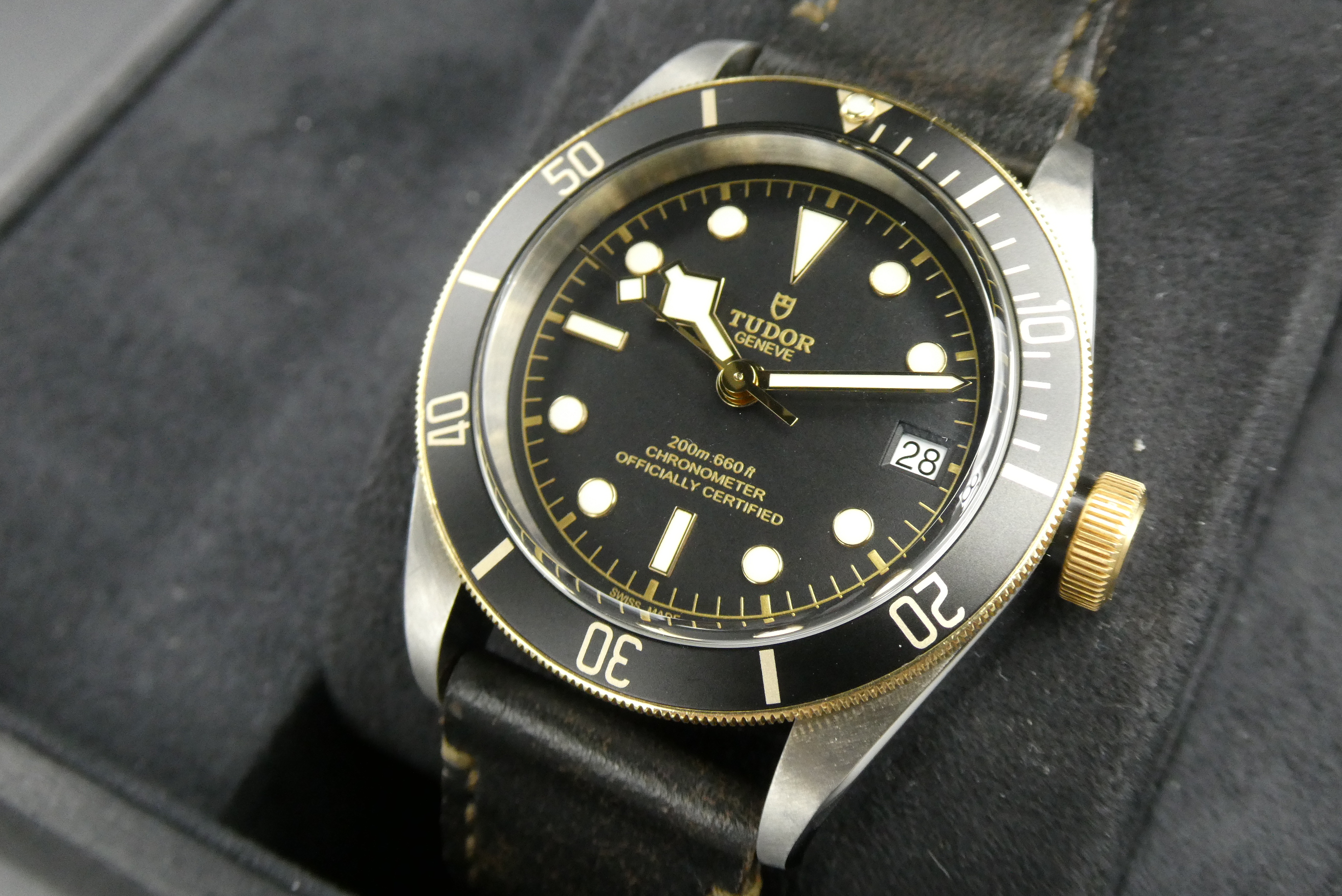 x SOLD x Tudor Black Bay Heritage Steel & Gold M79733N Chronometer - Image 4
