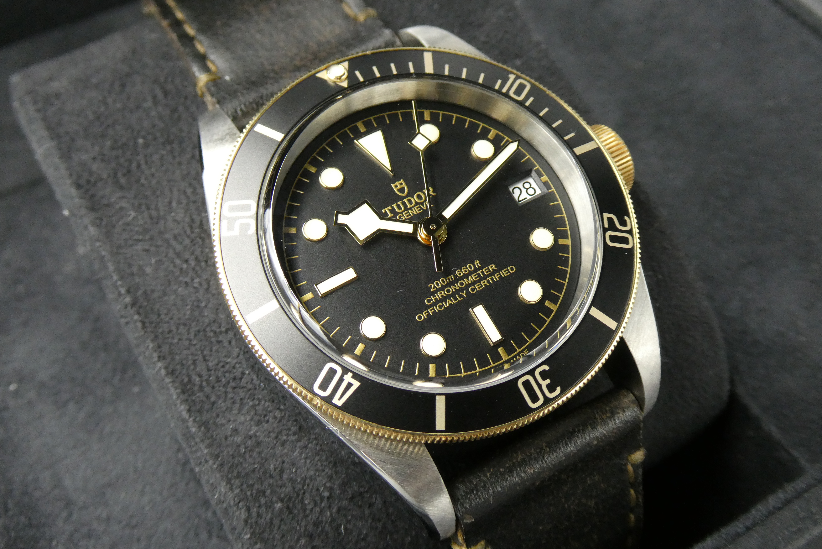 x SOLD x Tudor Black Bay Heritage Steel & Gold M79733N Chronometer - Image 5
