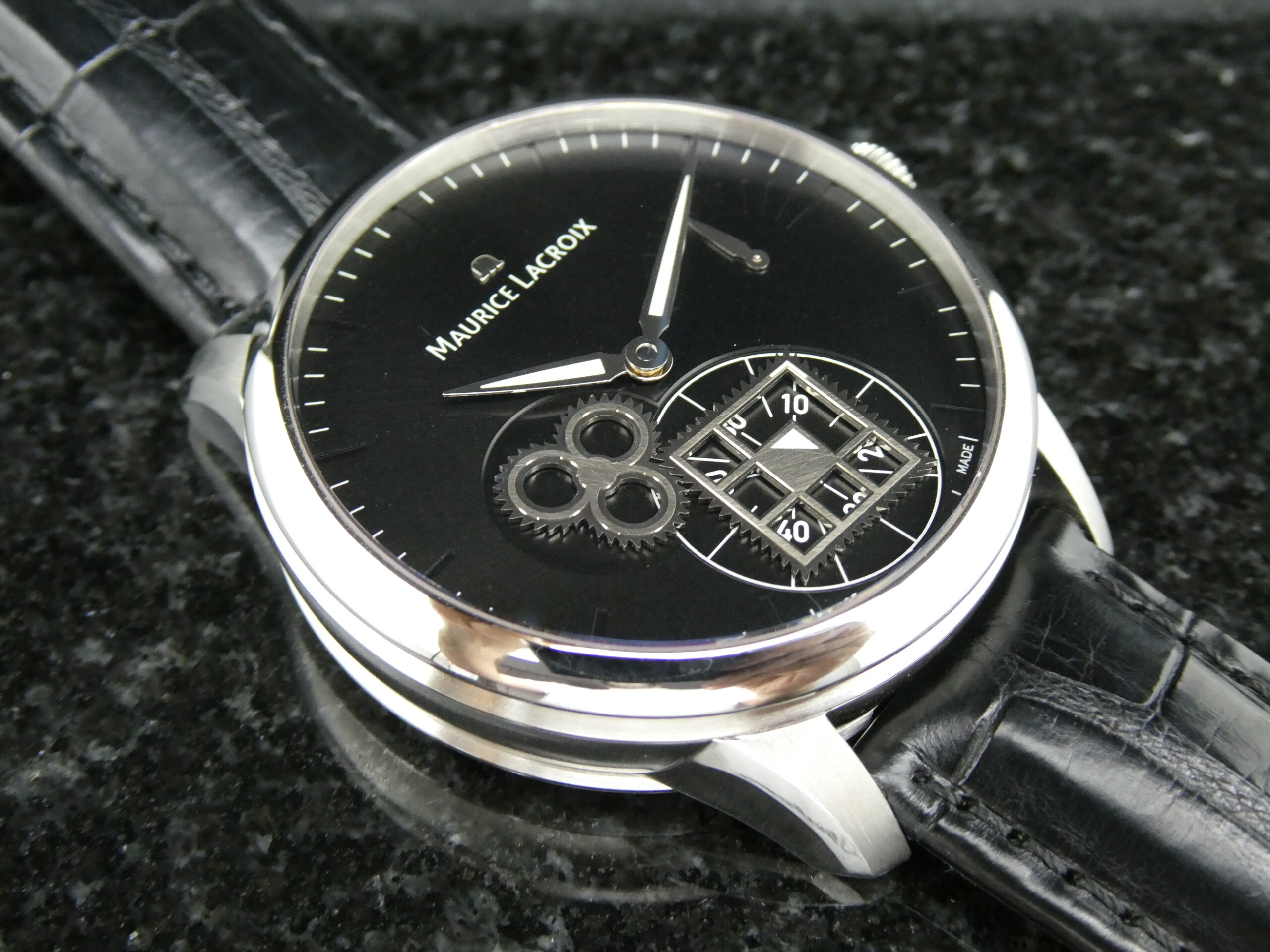 x SOLD x Maurice Lacroix Masterpiece Roue Carree Square Wheel MP7158 - Image 24