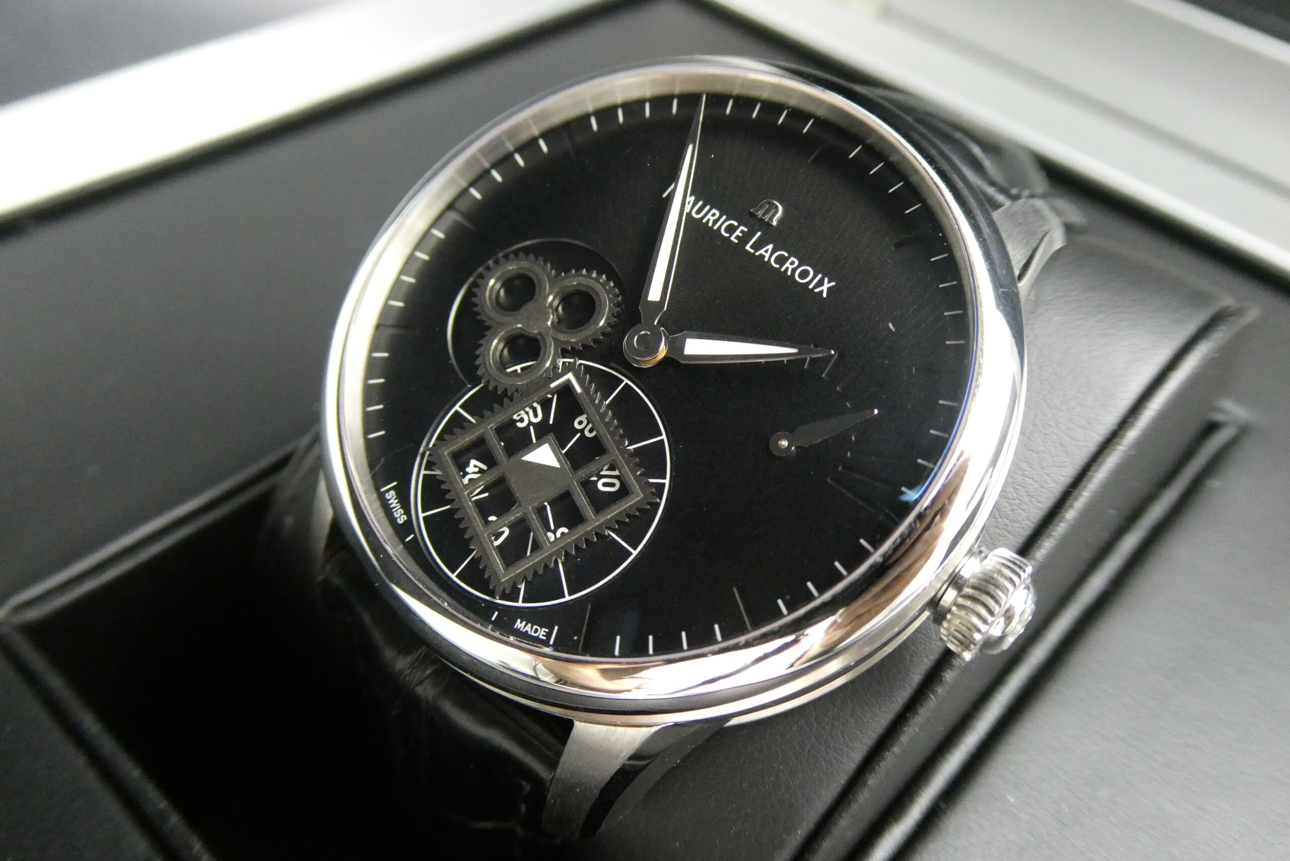 x SOLD x Maurice Lacroix Masterpiece Roue Carree Square Wheel MP7158 - Image 21