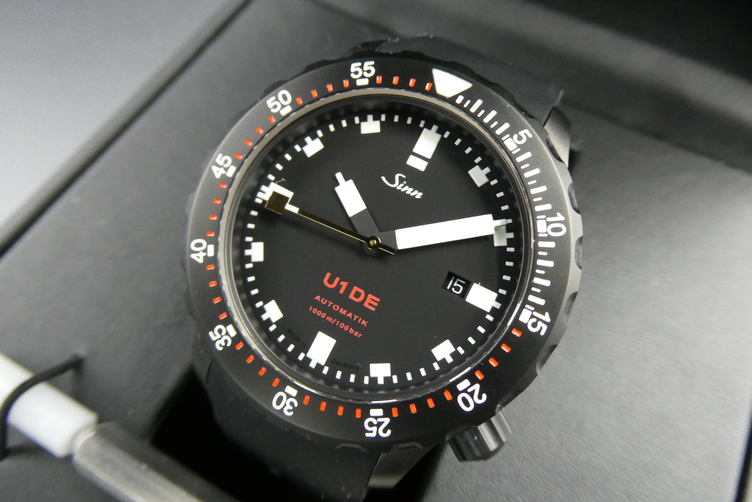 x SOLD x Sinn U1 DE Black Silicone Limited Edition of 300 1010.0241 - Image 3