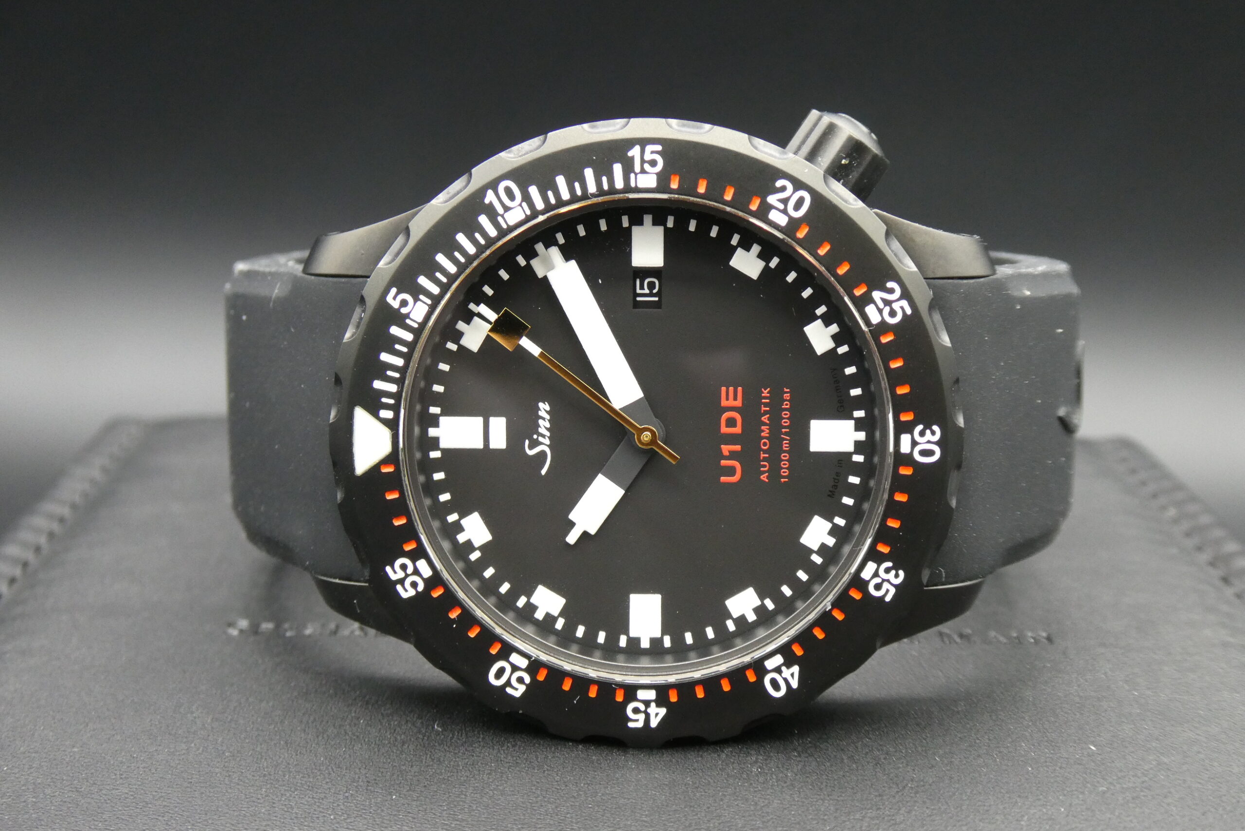 x SOLD x Sinn U1 DE Black Silicone Limited Edition of 300 1010.0241 - Image 7