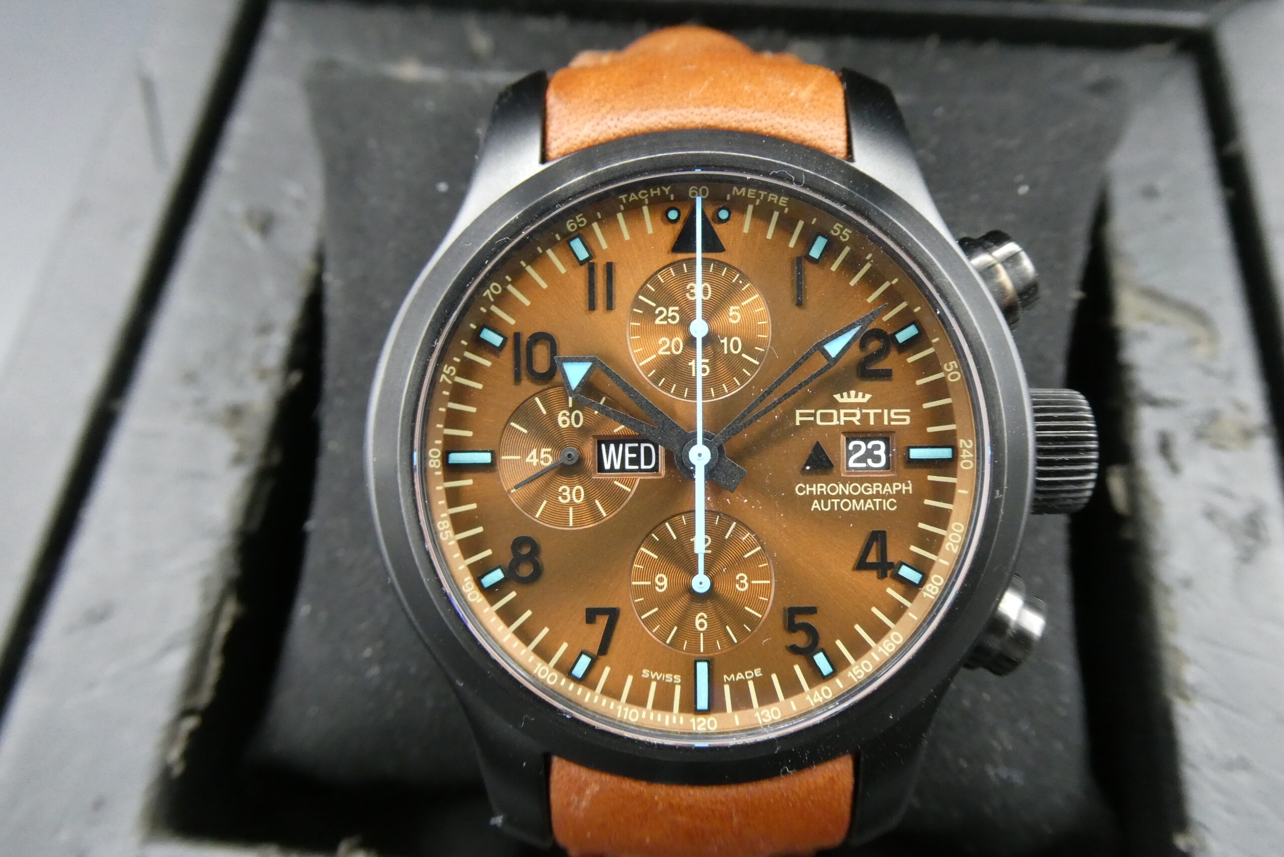 x SOLD x Fortis B-42 PVD Automatic Chronograph 42mm Limited Edition 656.18.141 - Image 4