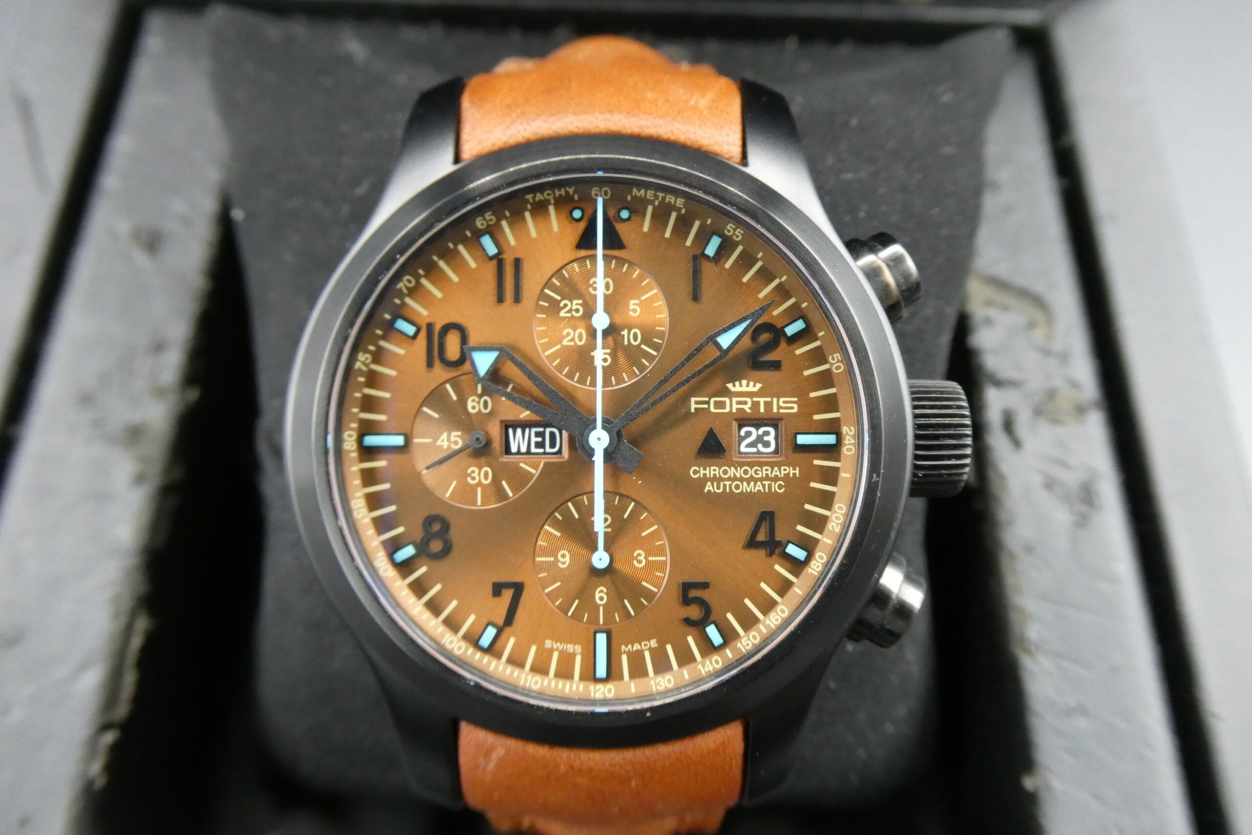 x SOLD x Fortis B-42 PVD Automatic Chronograph 42mm Limited Edition 656.18.141 - Image 3