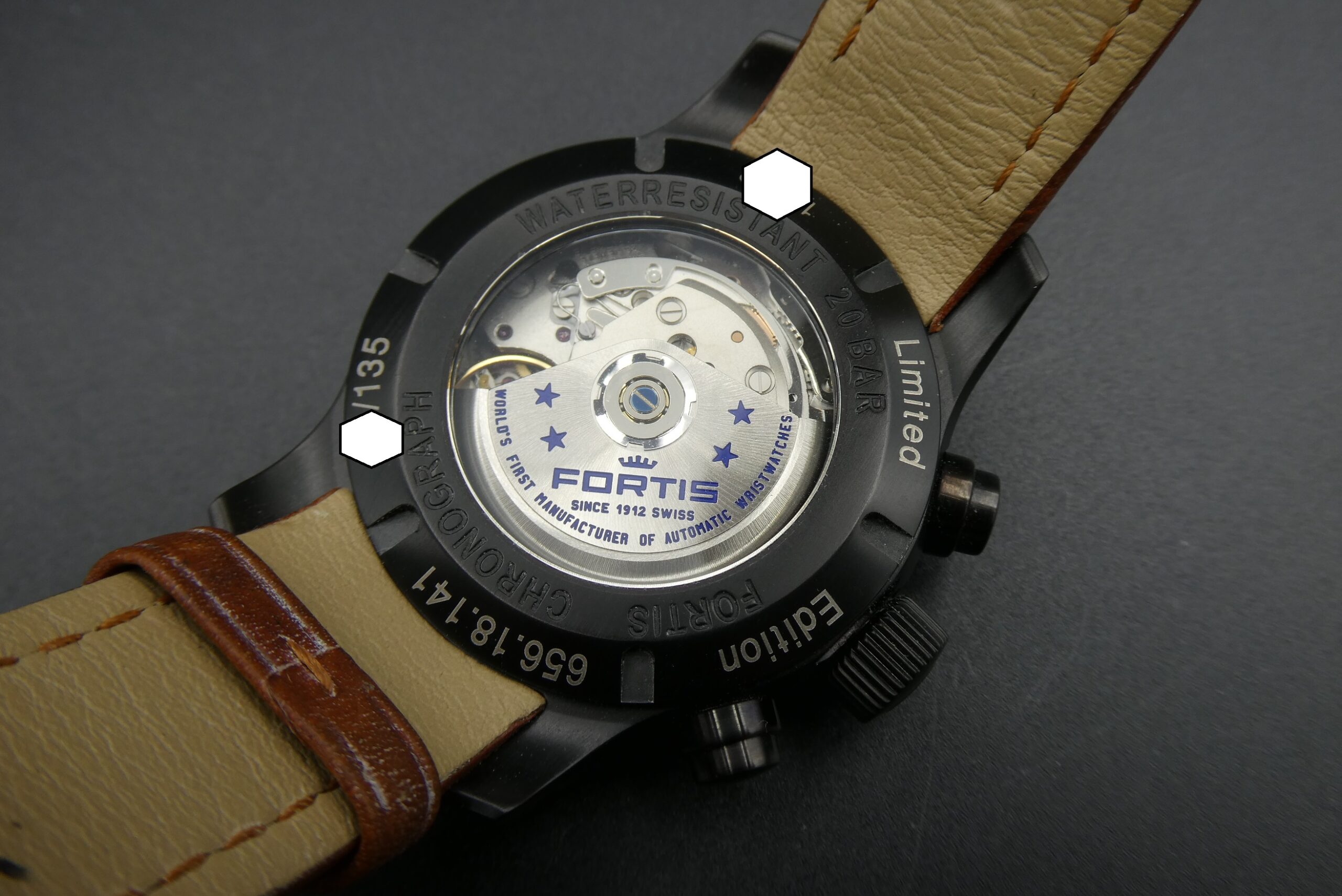x SOLD x Fortis B-42 PVD Automatic Chronograph 42mm Limited Edition 656.18.141 - Image 10