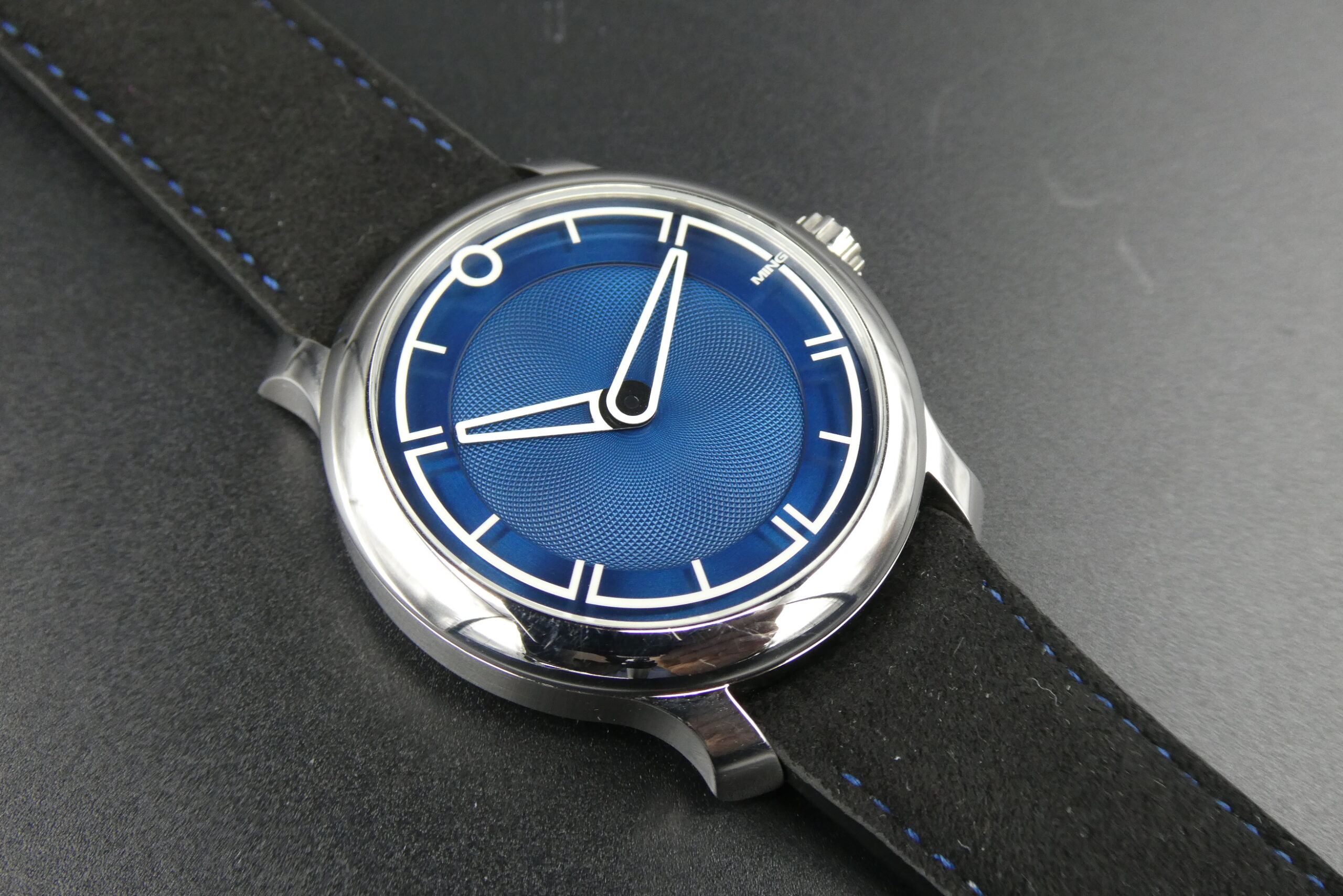 x SOLD x Ming 17.09 Blue Automatic 38mm Swiss Made - Image 4