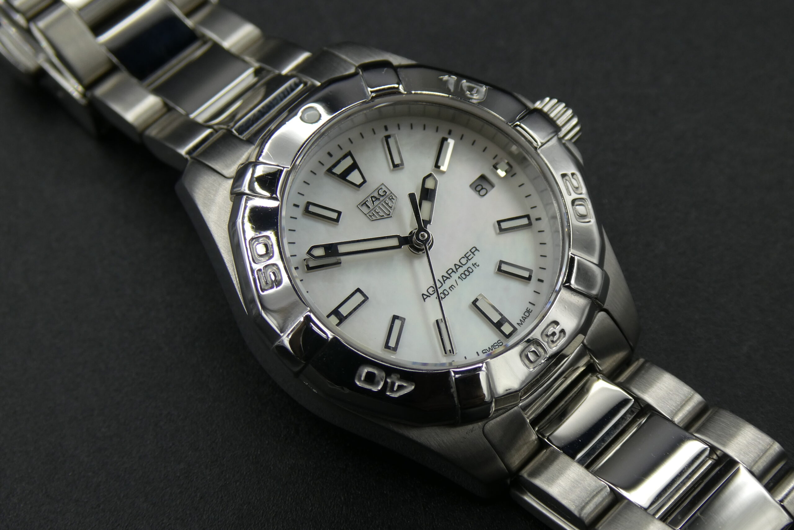 x SOLD x Tag Heuer Aquaracer Quartz 300m MOP Dial WBD1411 - Image 3