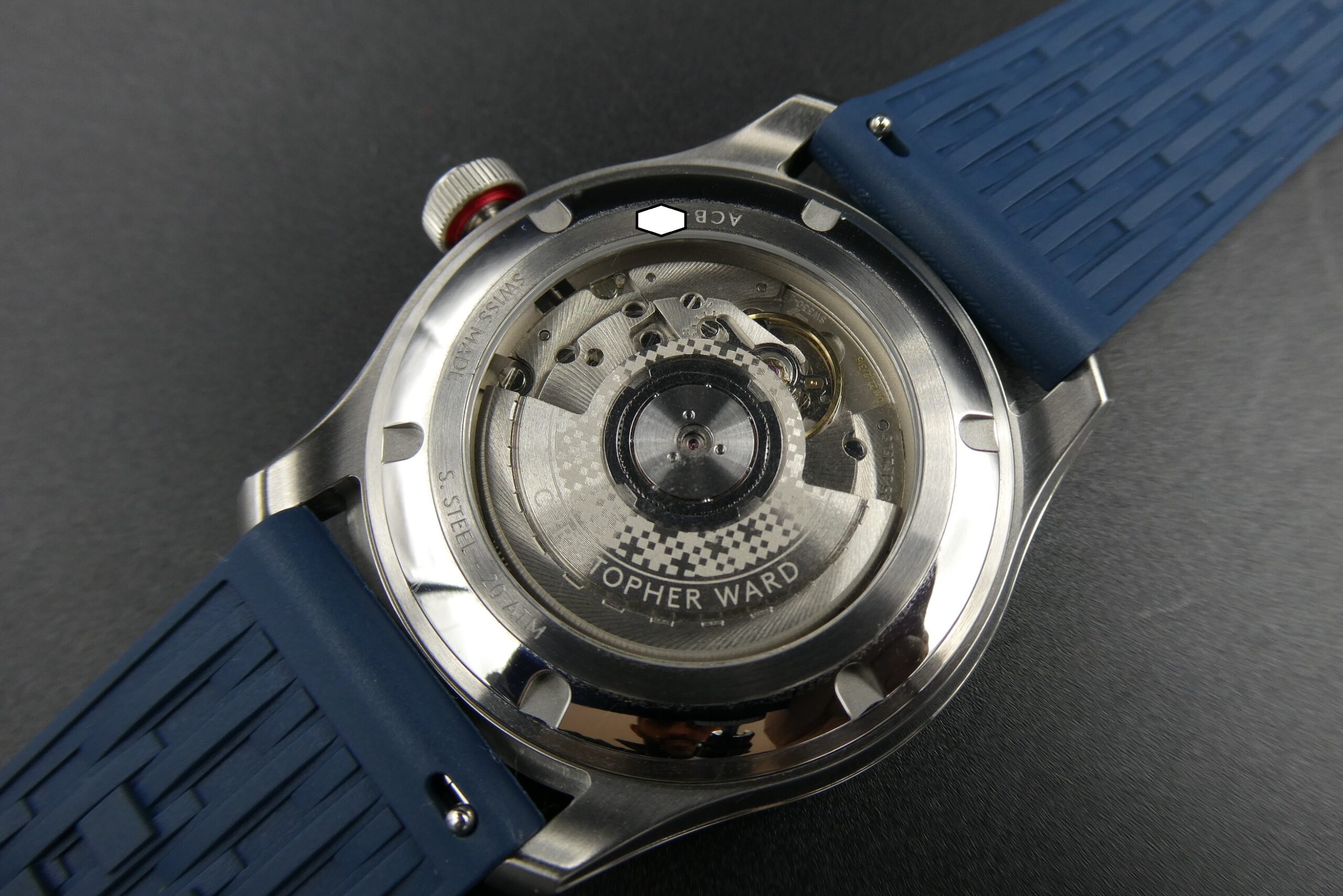 x SOLD x Christopher Ward C65 Aquitaine GMT 41mm White Sand/Blue - Image 11