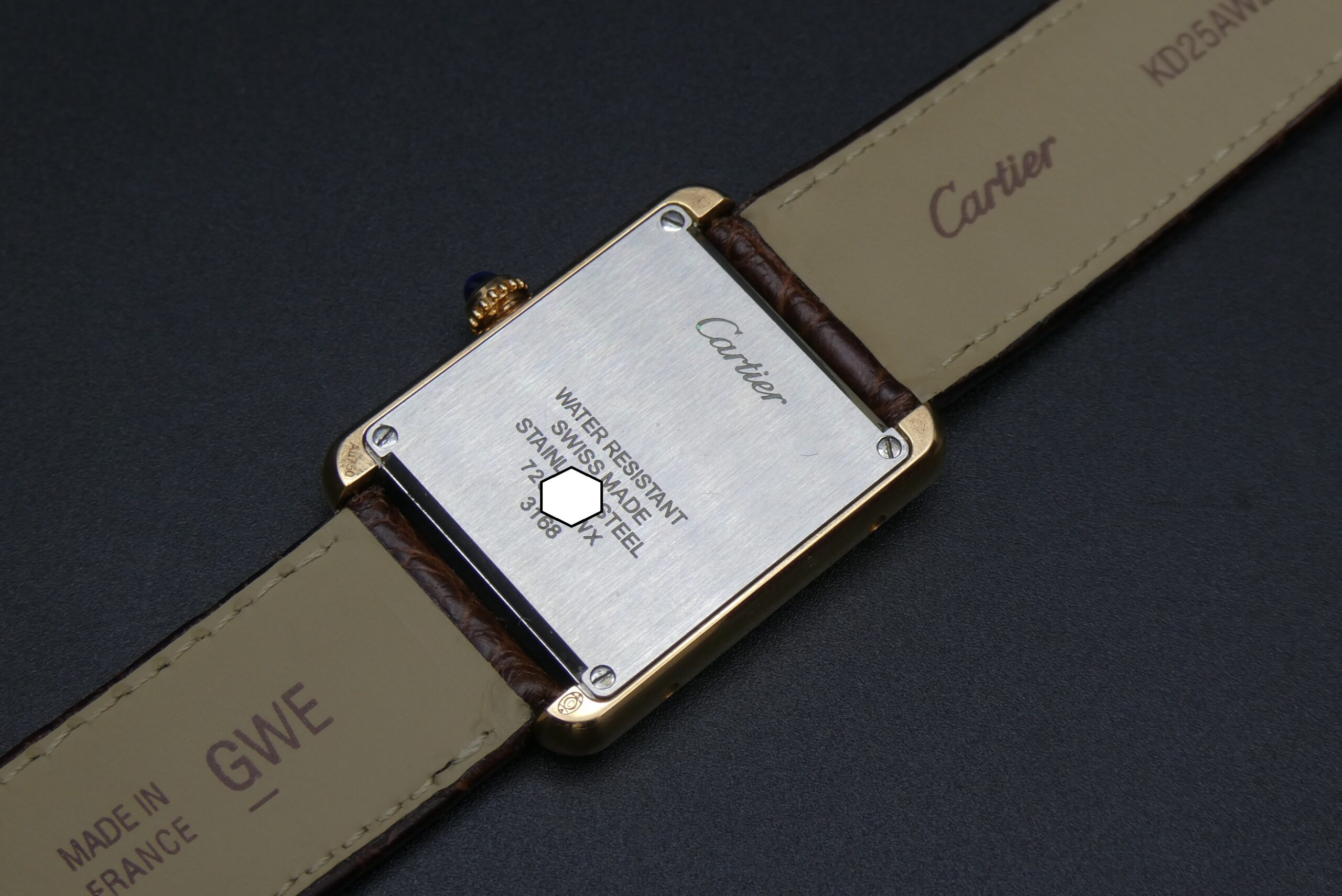 x SOLD x Cartier Tank Solo 18ct Rose Gold Quartz Ladies W5200024 3168 - Image 10