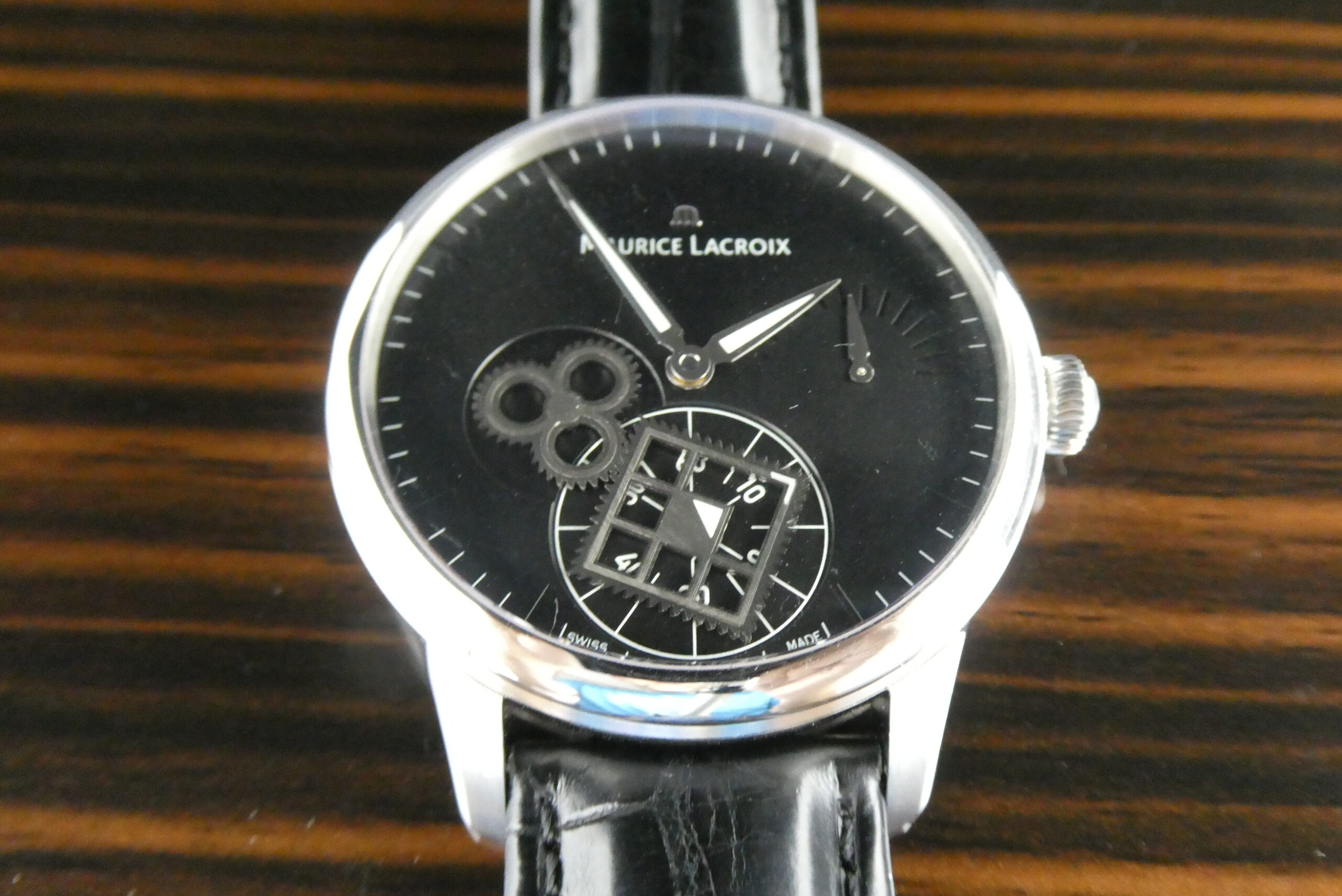 x SOLD x Maurice Lacroix Masterpiece Roue Carree Square Wheel MP7158 - Image 4