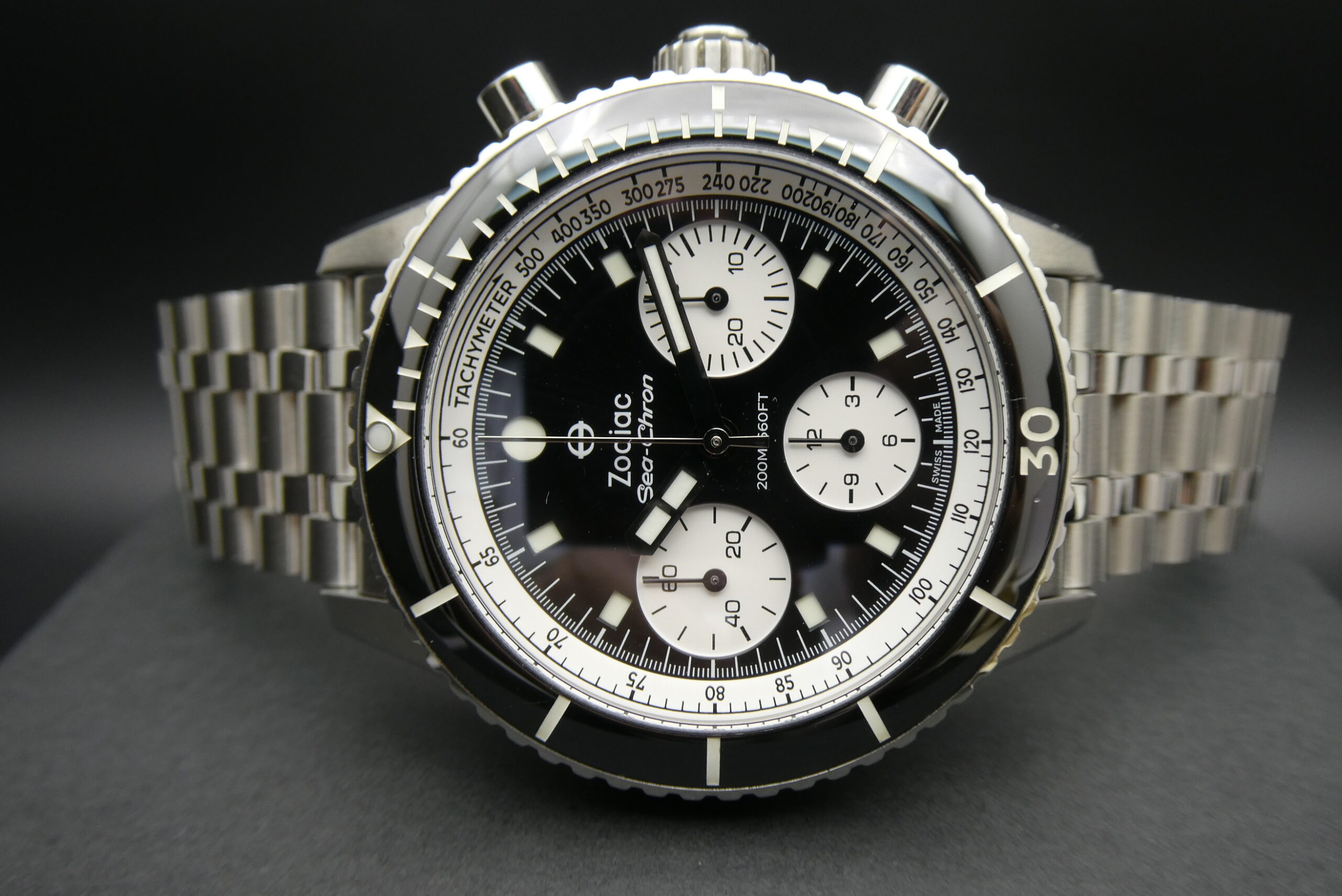 x SOLD x Zodiac Sea-Chron Automatic Steel Chronograph ZO3604 - Image 7