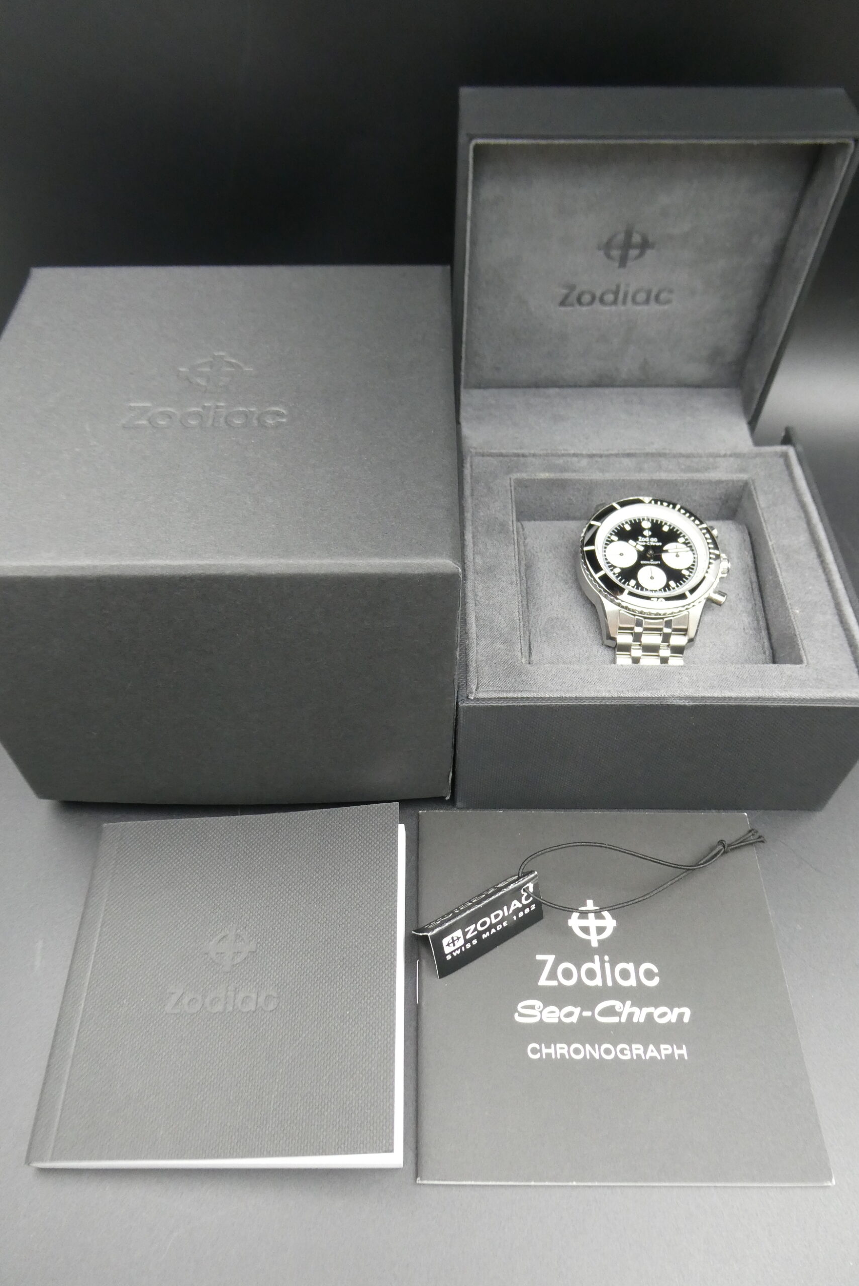 x SOLD x Zodiac Sea-Chron Automatic Steel Chronograph ZO3604 - Image 2