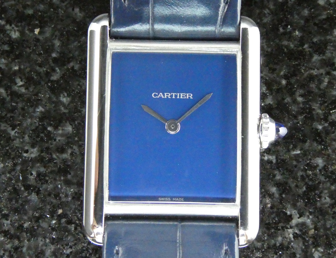 Cartier Tank Must Blue Dial Quartz 25.5mm WSTA0055 4323