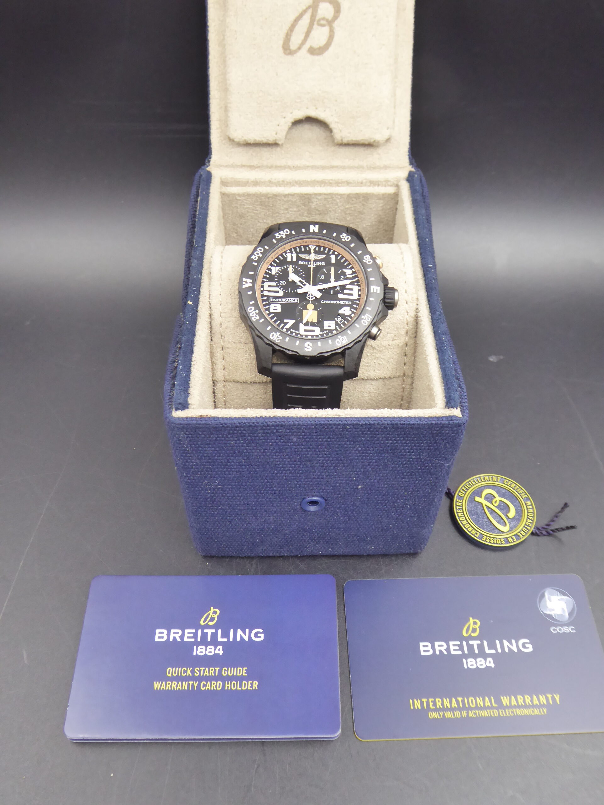 x SOLD x Breitling Endurance PRO 44 Ironman X823101B1B1S1 Black/Black - Image 2