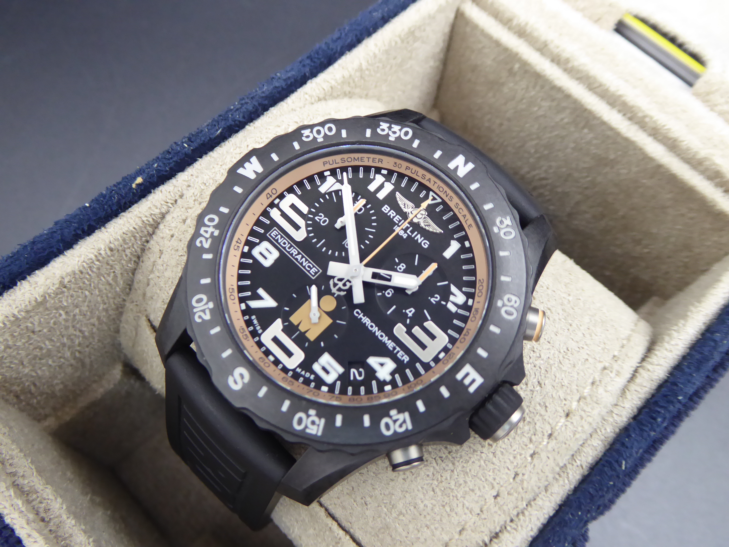 x SOLD x Breitling Endurance PRO 44 Ironman X823101B1B1S1 Black/Black - Image 5