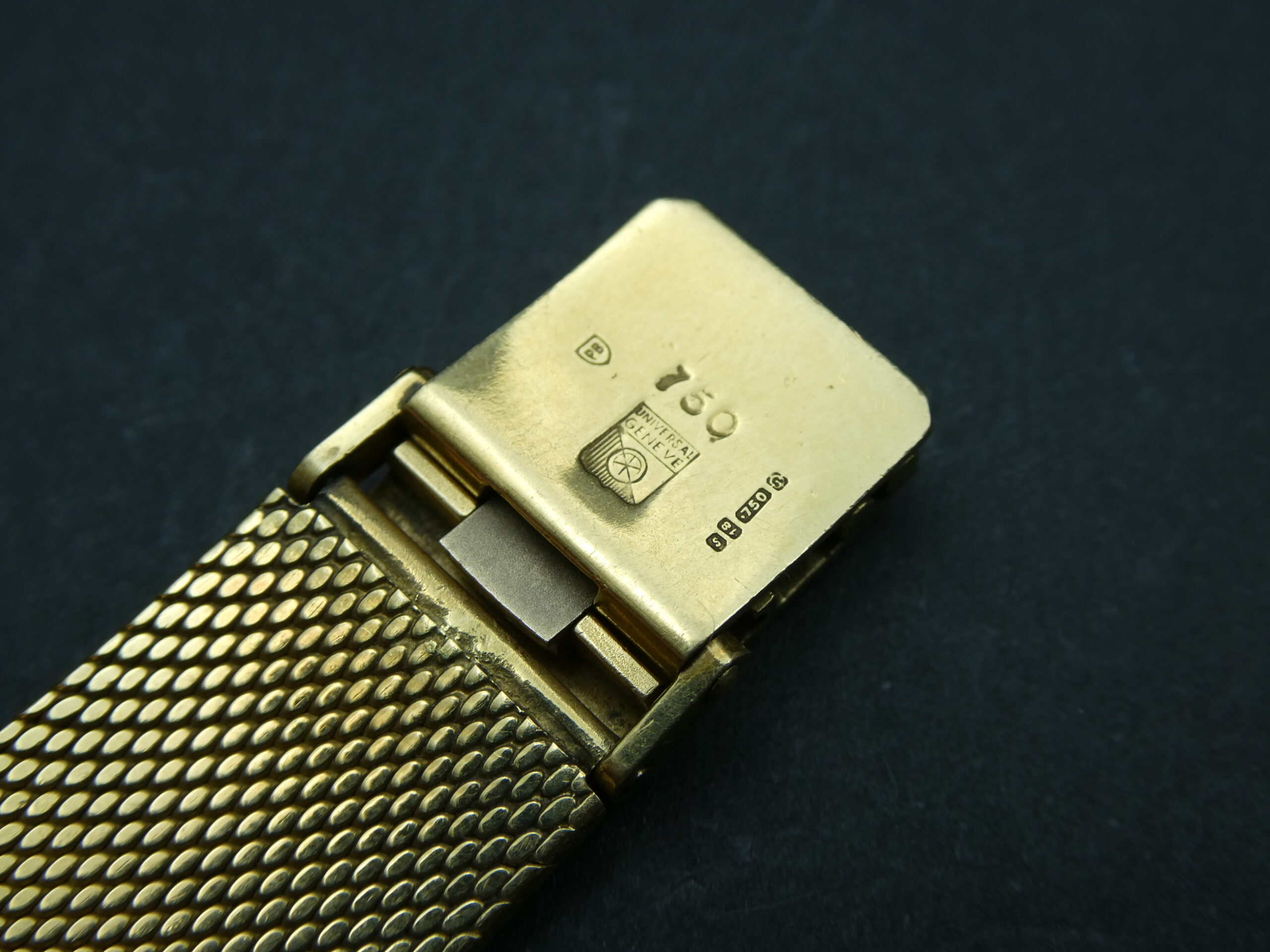 x SOLD x Universal Geneve Golden Shadow 16608 Micro-rota 18ct Gold - Vintage - Image 12