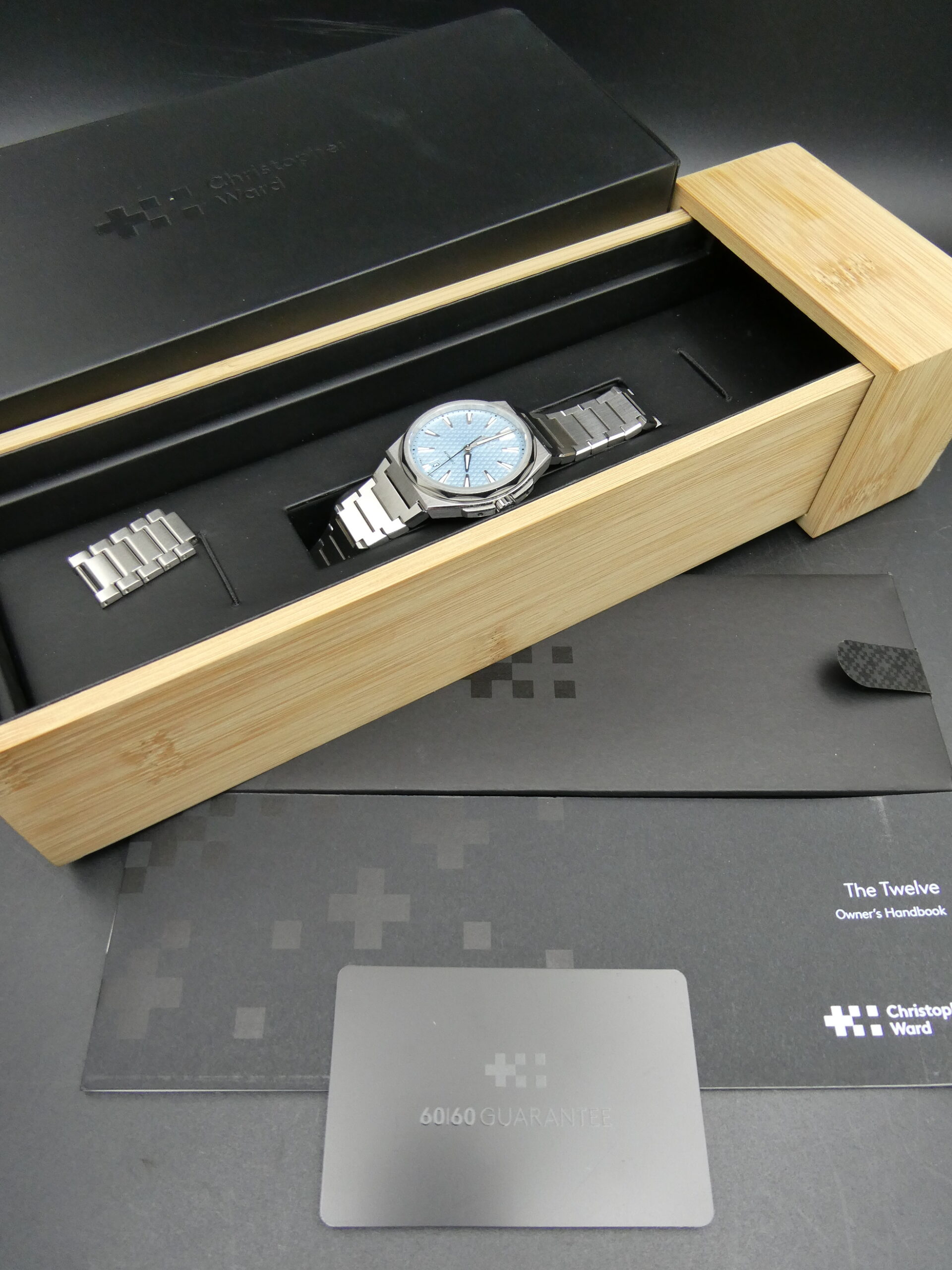 x SOLD x Christopher Ward The Twelve Auto Glacier Blue C12-40ADA1-S00B1 - Image 2