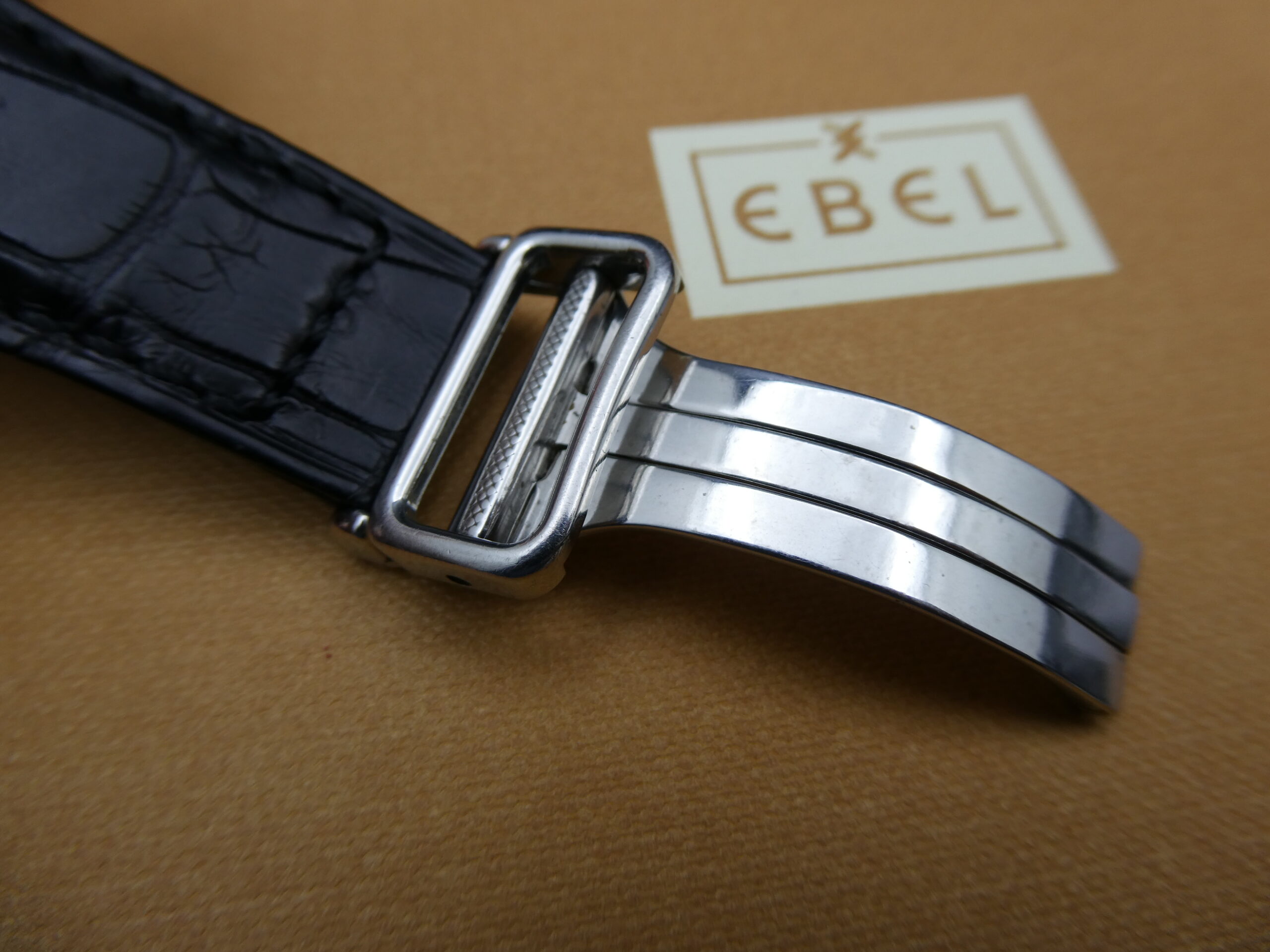 x SOLD x Ebel 1911 LeModulor Chronograph Blue dial E9137241 - Image 19