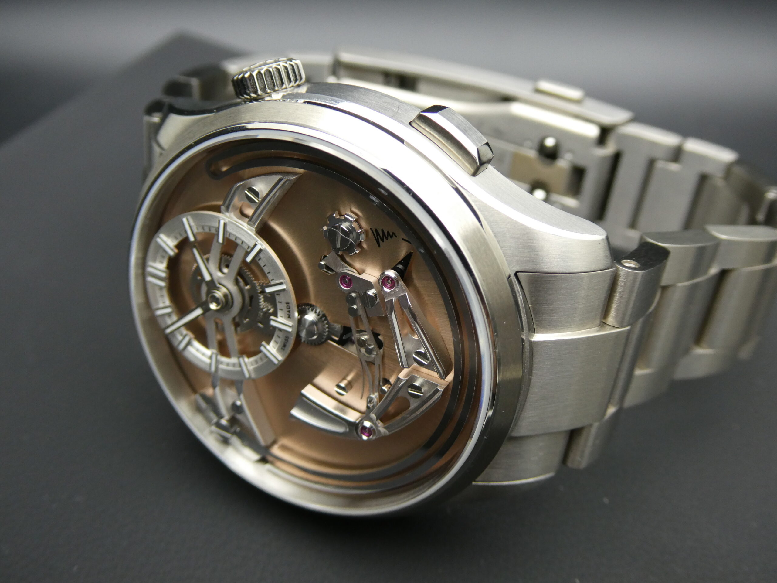 x SOLD x Christopher Ward C1 Bel Canto Rosa Titanium 41mm Automatic - Image 9