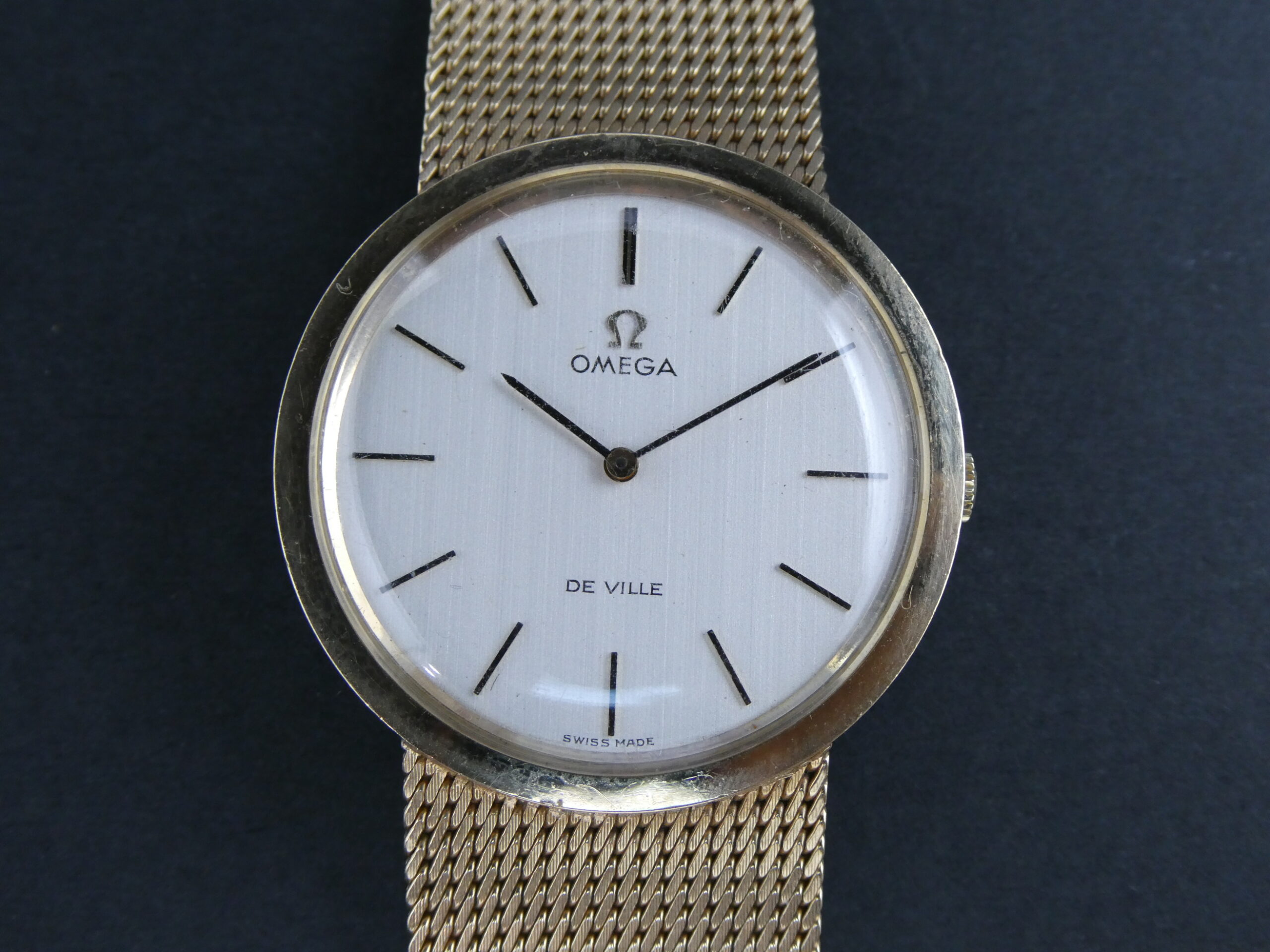 x SOLD x Omega DeVille 9ct Gold 3115494 Swiss mechanical - Vintage - Image 3
