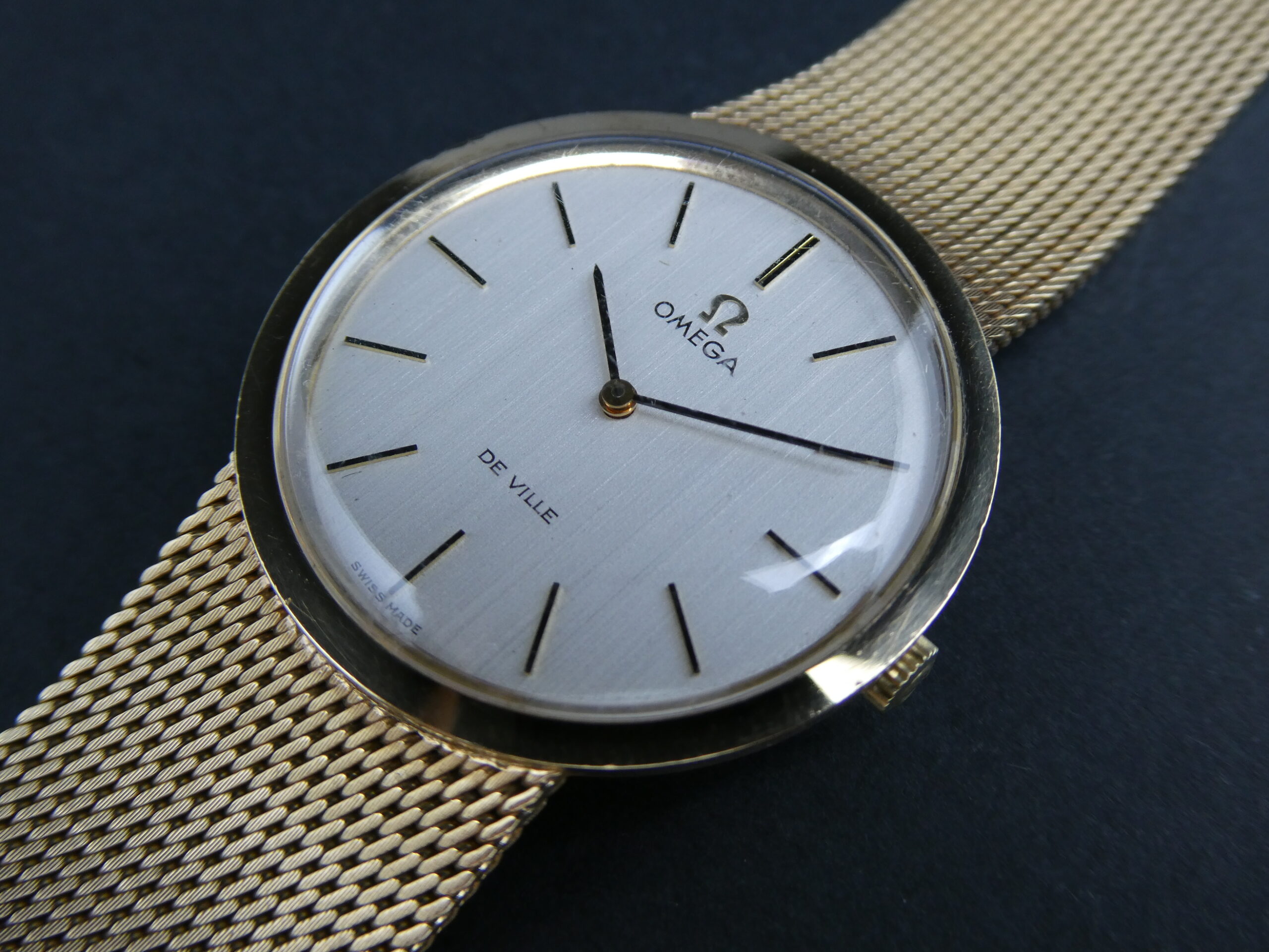 x SOLD x Omega DeVille 9ct Gold 3115494 Swiss mechanical - Vintage - Image 4