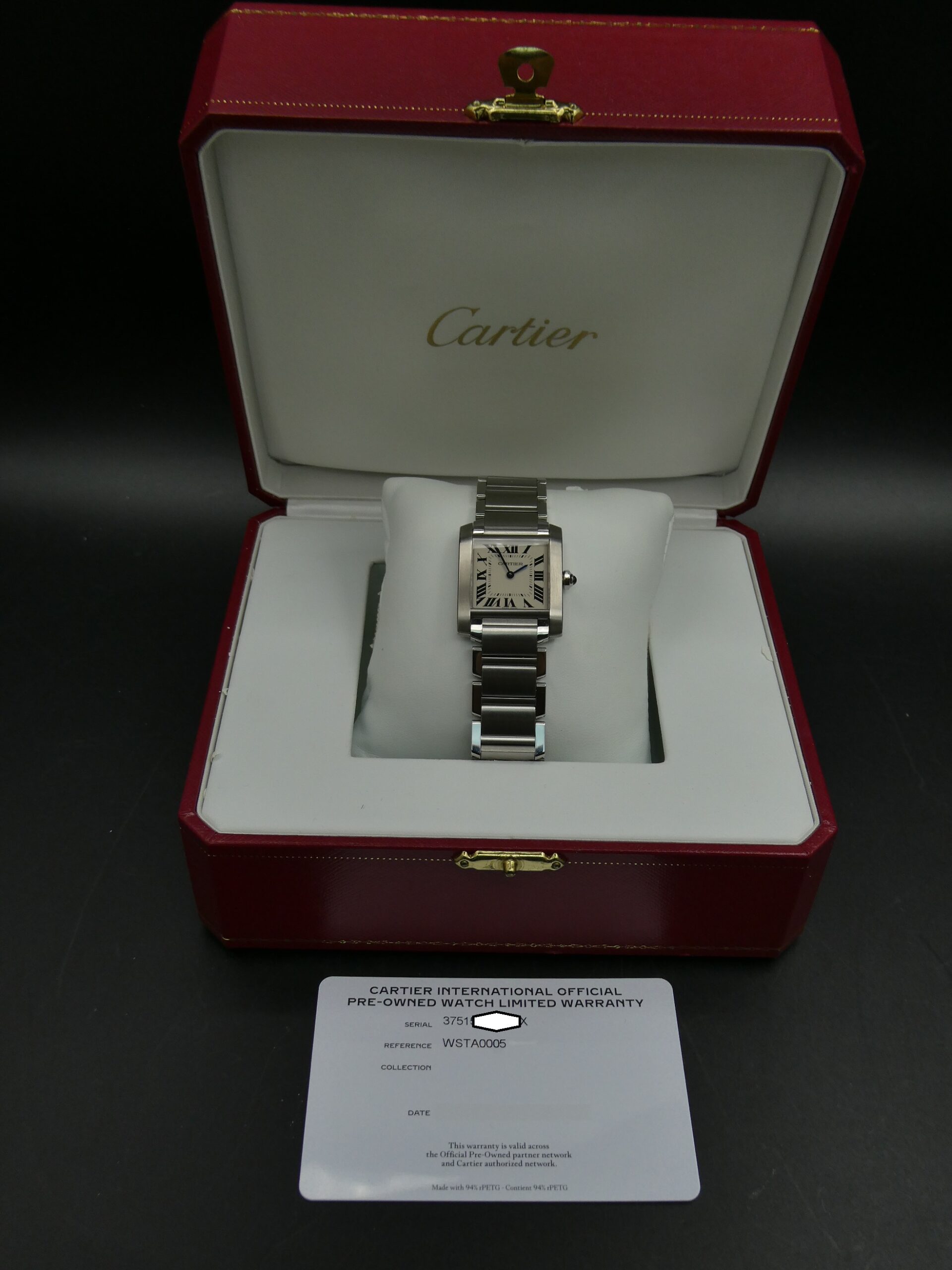 x SOLD x Cartier Tank Francaise Medium Quartz 25mm WSTA0005 3751 - Image 2
