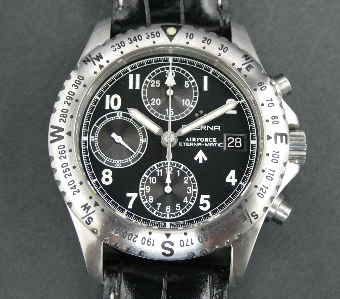 Eterna Airforce 7750 Automatic Chronograph 8418.41