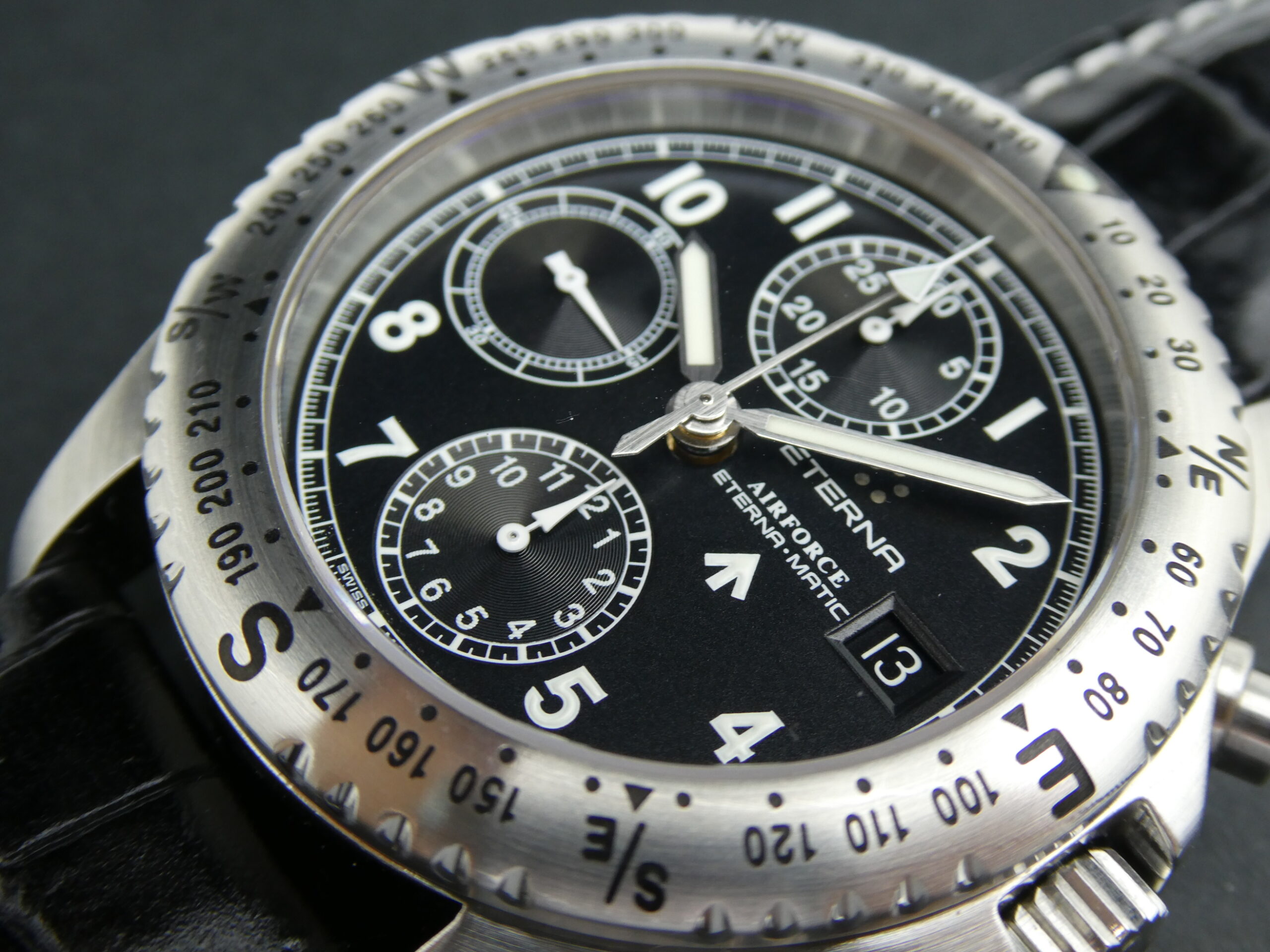 x SOLD x Eterna Airforce 7750 Automatic Chronograph 8418.41 - Image 6