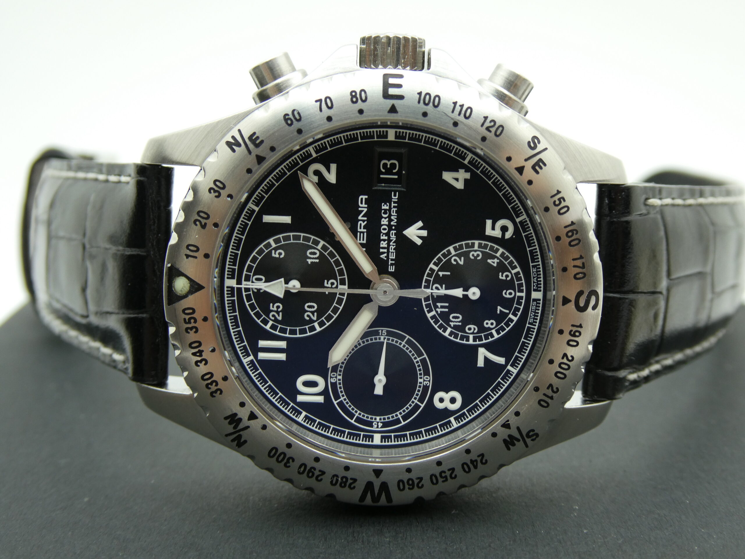 x SOLD x Eterna Airforce 7750 Automatic Chronograph 8418.41 - Image 8