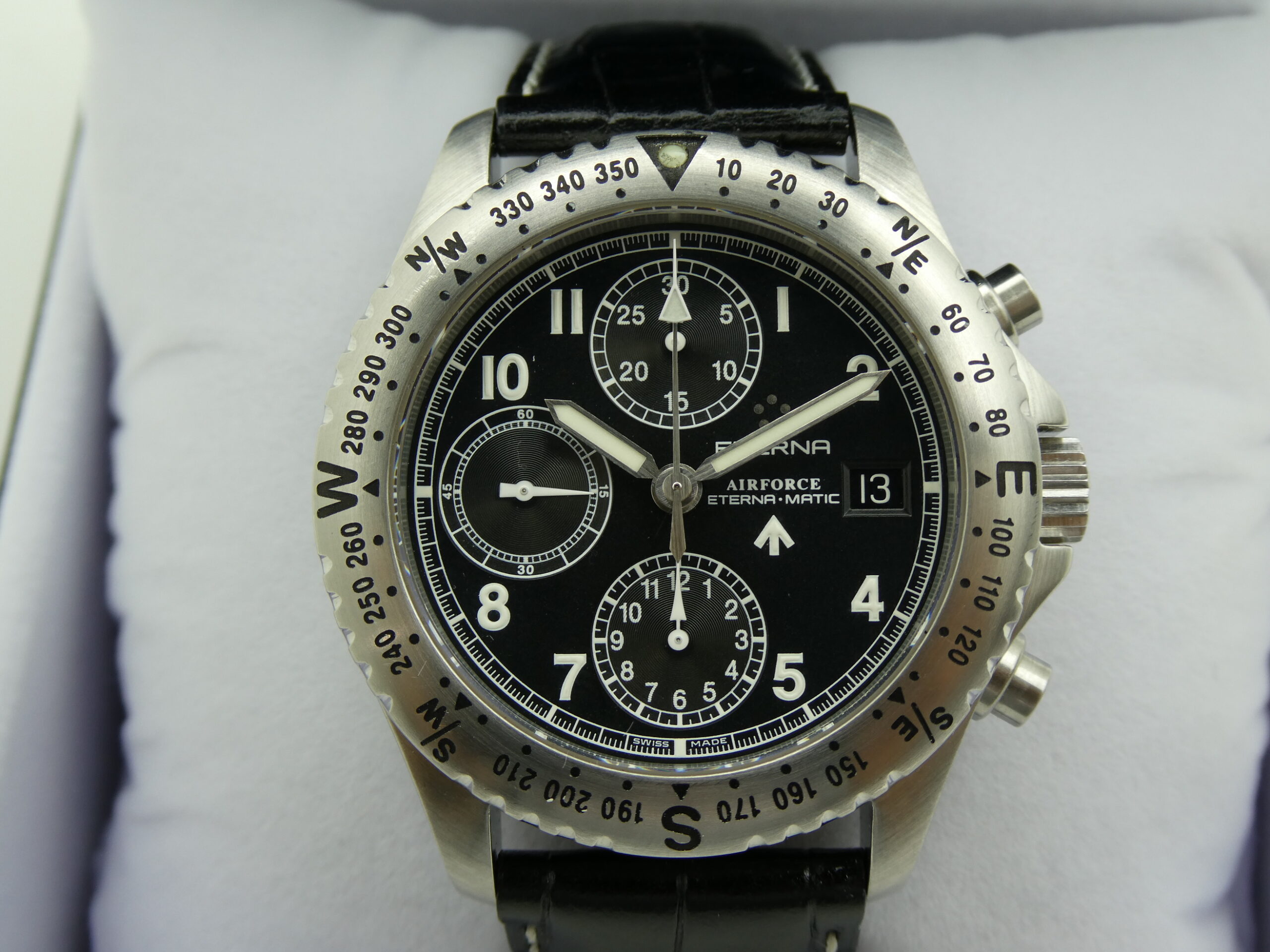 x SOLD x Eterna Airforce 7750 Automatic Chronograph 8418.41 - Image 3