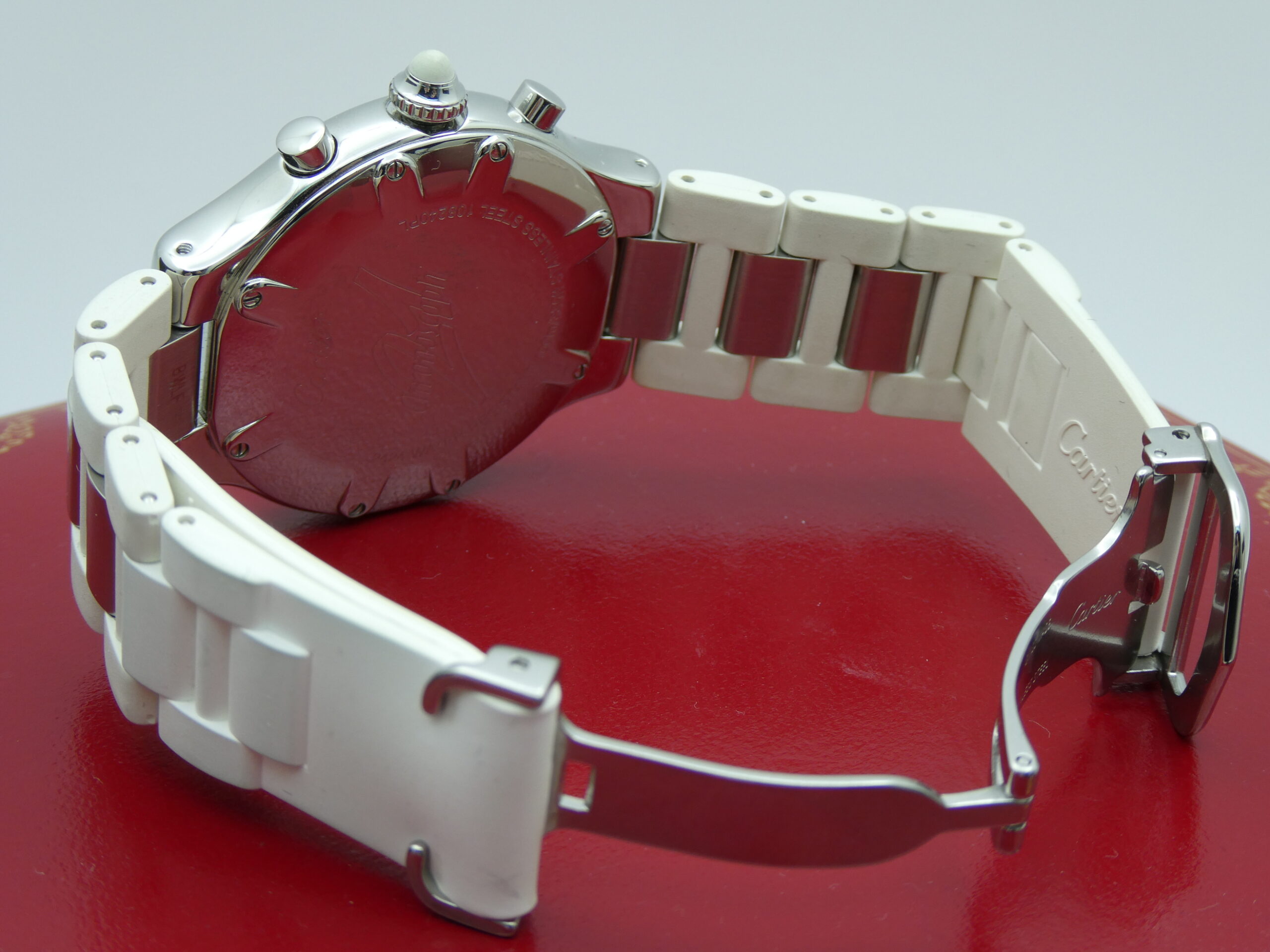 x SOLD x Cartier Must 21 Chronoscaph 2424 Quartz Steel/Rubber - Image 11