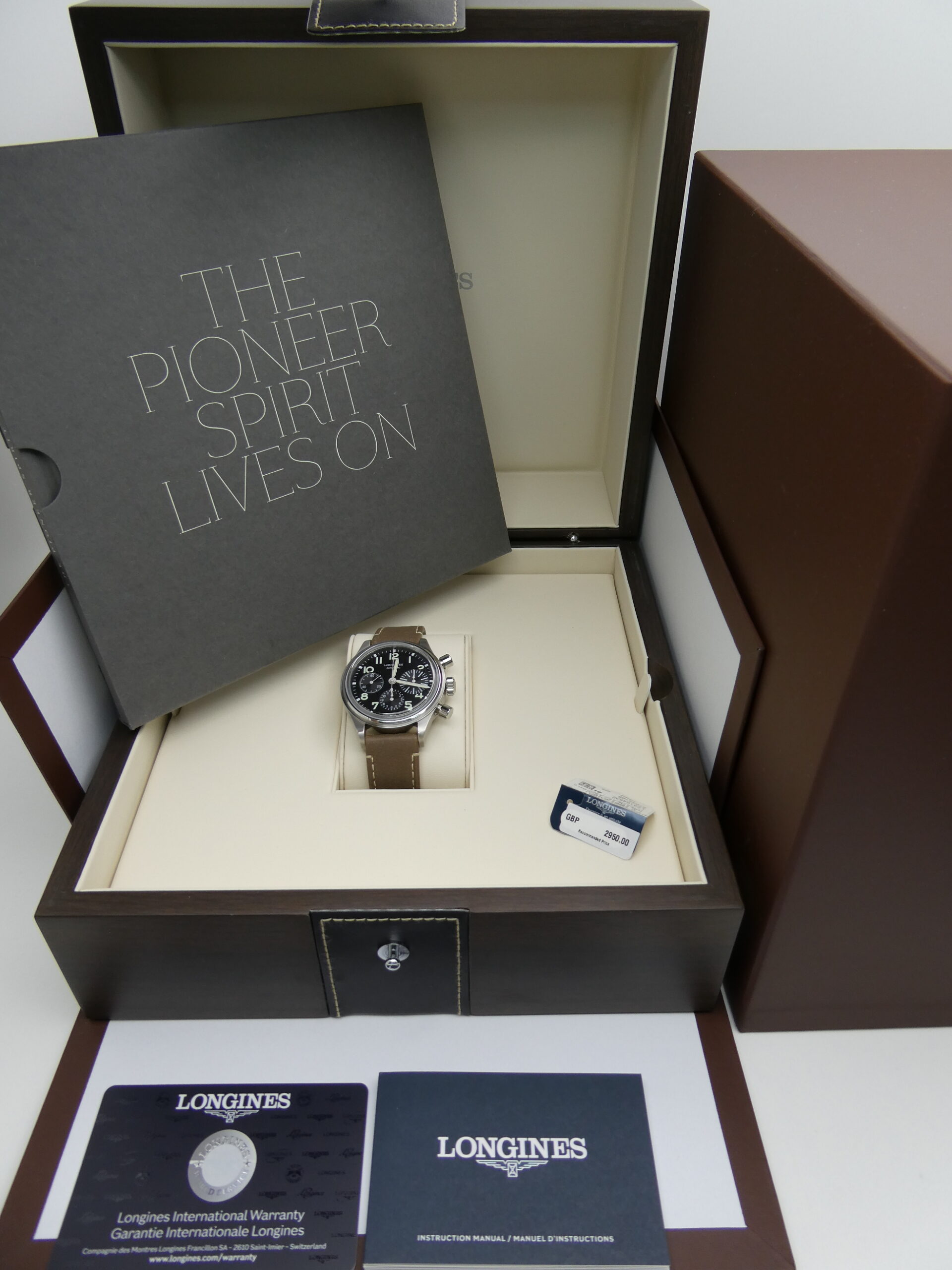 x SOLD x Longines Avigation Big Eye Automatic 41mm L2.816.4.53.2 - Image 2