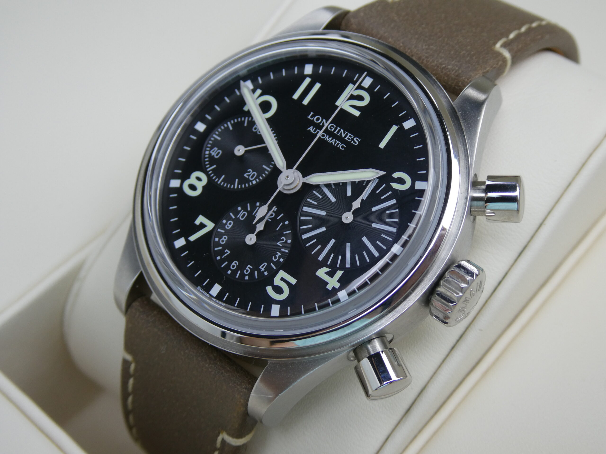 x SOLD x Longines Avigation Big Eye Automatic 41mm L2.816.4.53.2 - Image 5