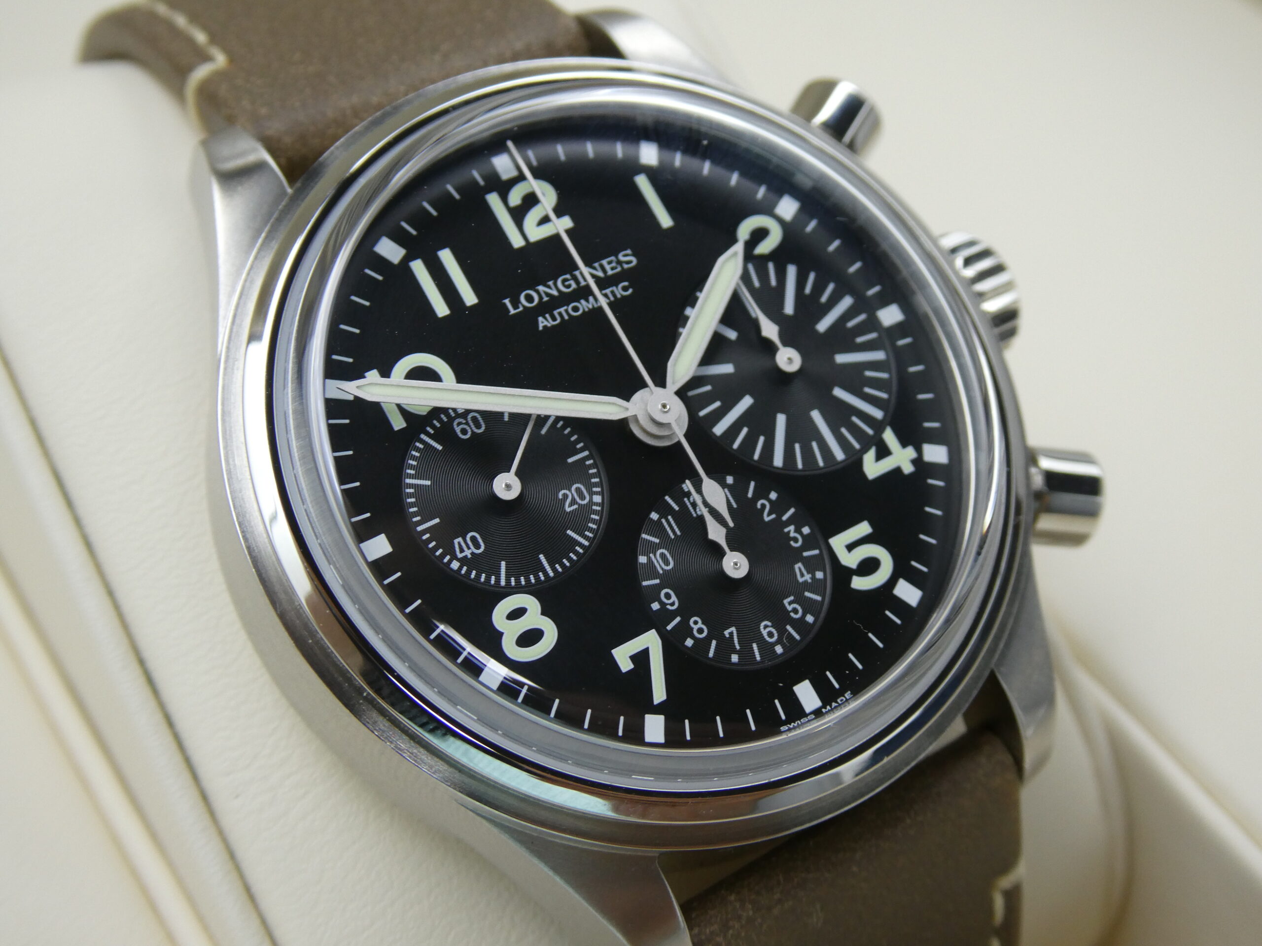 x SOLD x Longines Avigation Big Eye Automatic 41mm L2.816.4.53.2 - Image 4