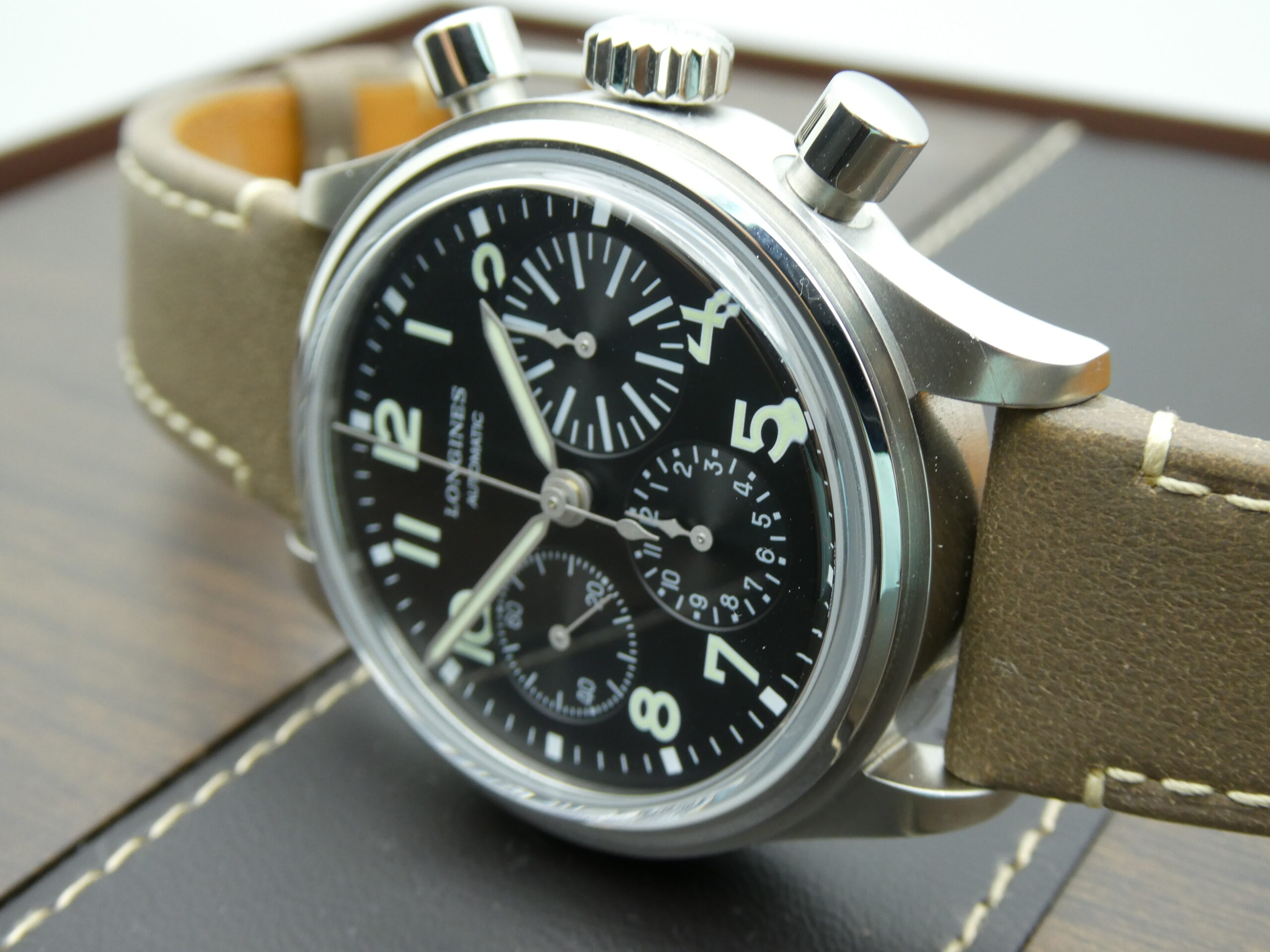 x SOLD x Longines Avigation Big Eye Automatic 41mm L2.816.4.53.2 - Image 7